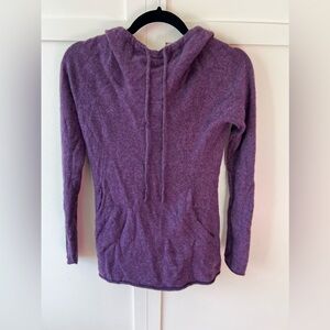 Athleta Purple Cowl Neck Sweater